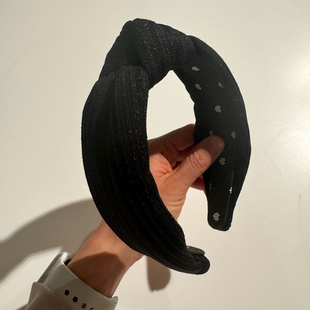 Lele Sadoughi black knot headband